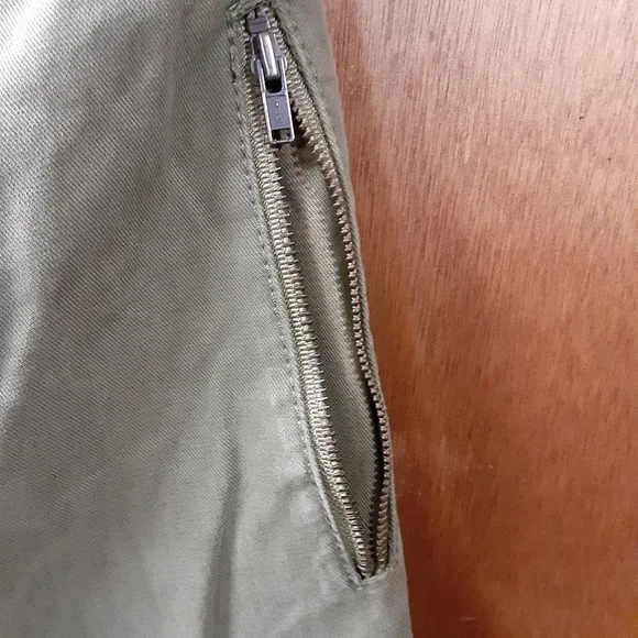 Women's Olive Green Pants - Picture 3 of 5